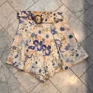 Zimmermann Floral High-Waisted Women Shorts